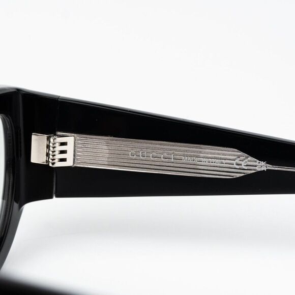 Gucci Women Sunglasses Black Transparent Rectangular GG1917S 002 BRAND NEW main image 8